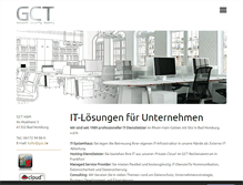 Tablet Screenshot of gct.de